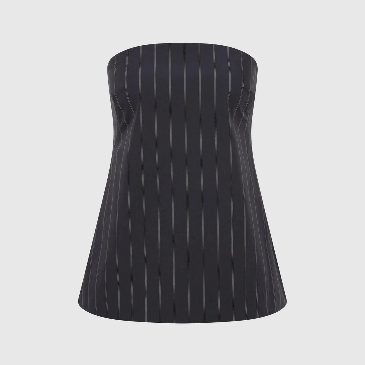 Strapless Rouleau Tie Top | Ink Stripe St. Agni 