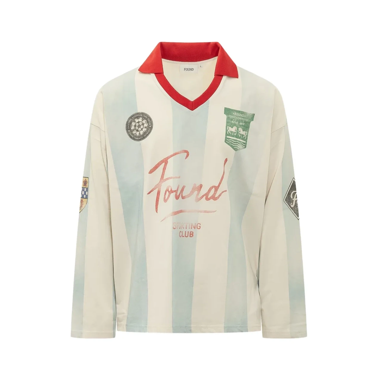 Striped Sport L/S Jersey T-Shirt Found 