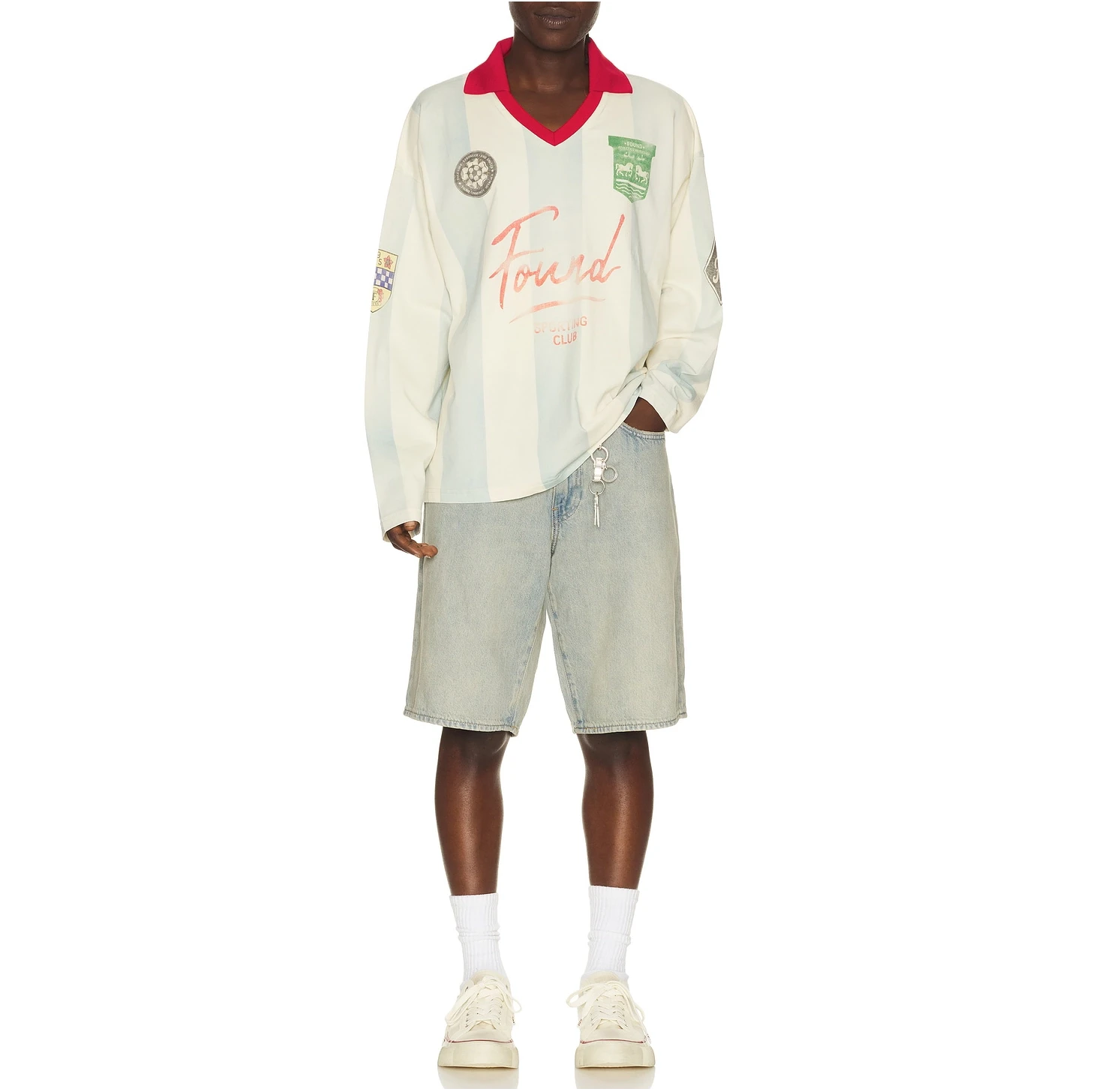 Striped Sport L/S Jersey T-Shirt Found 