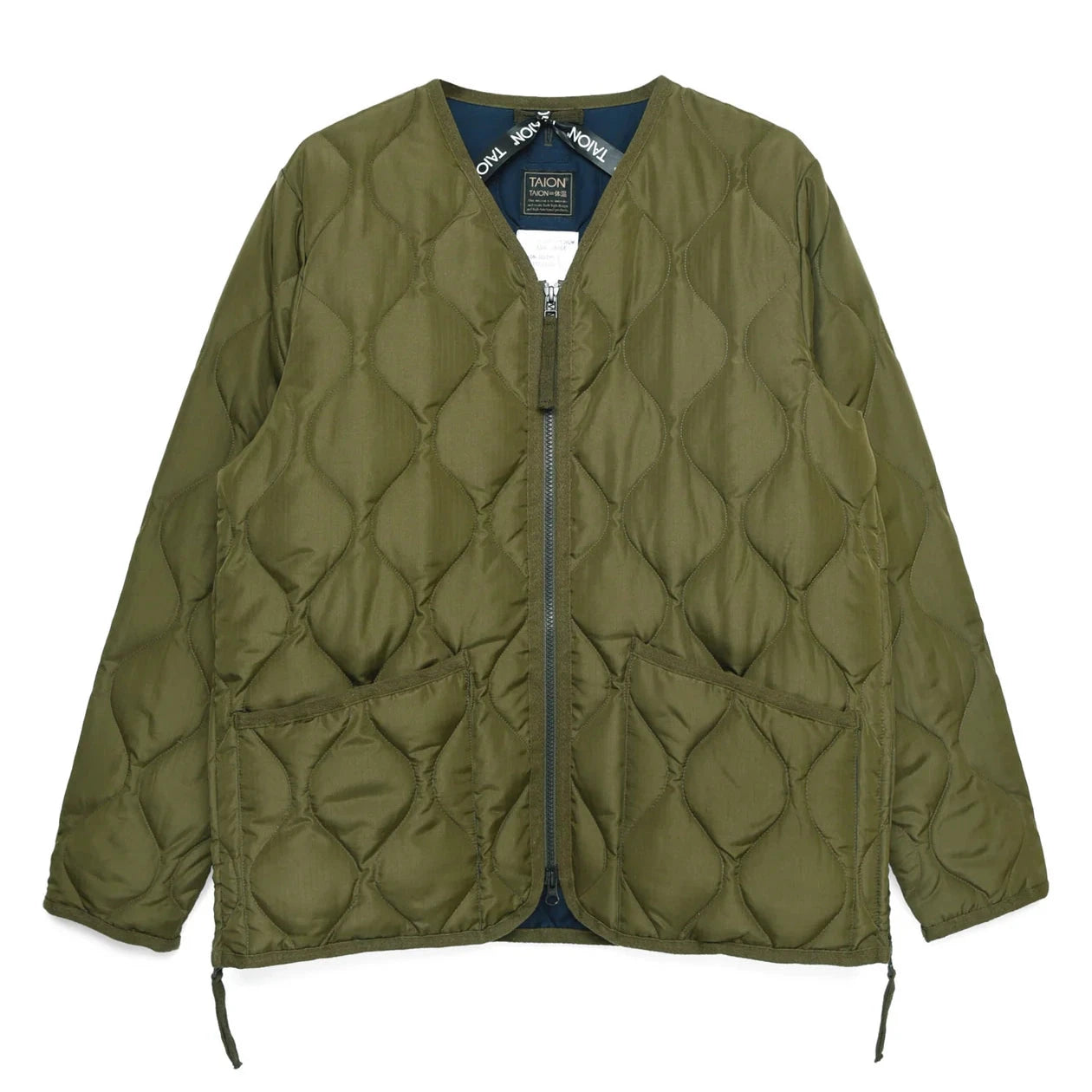 Photo of Taion Military V-Neck Jacket in Olive
