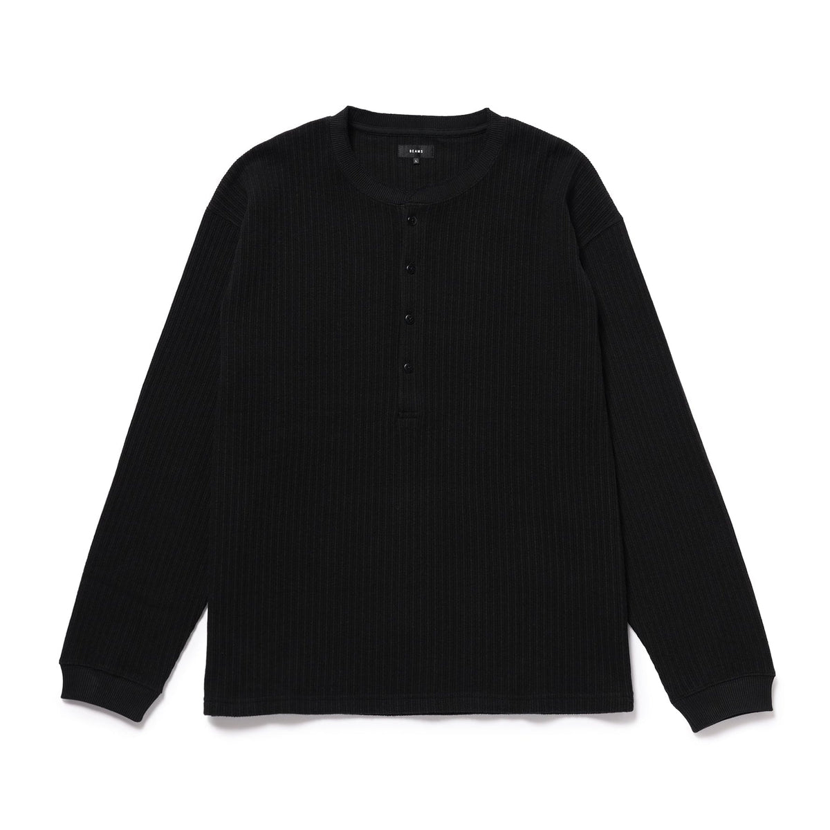 Tuck Henley Neck Tee BEAMS 