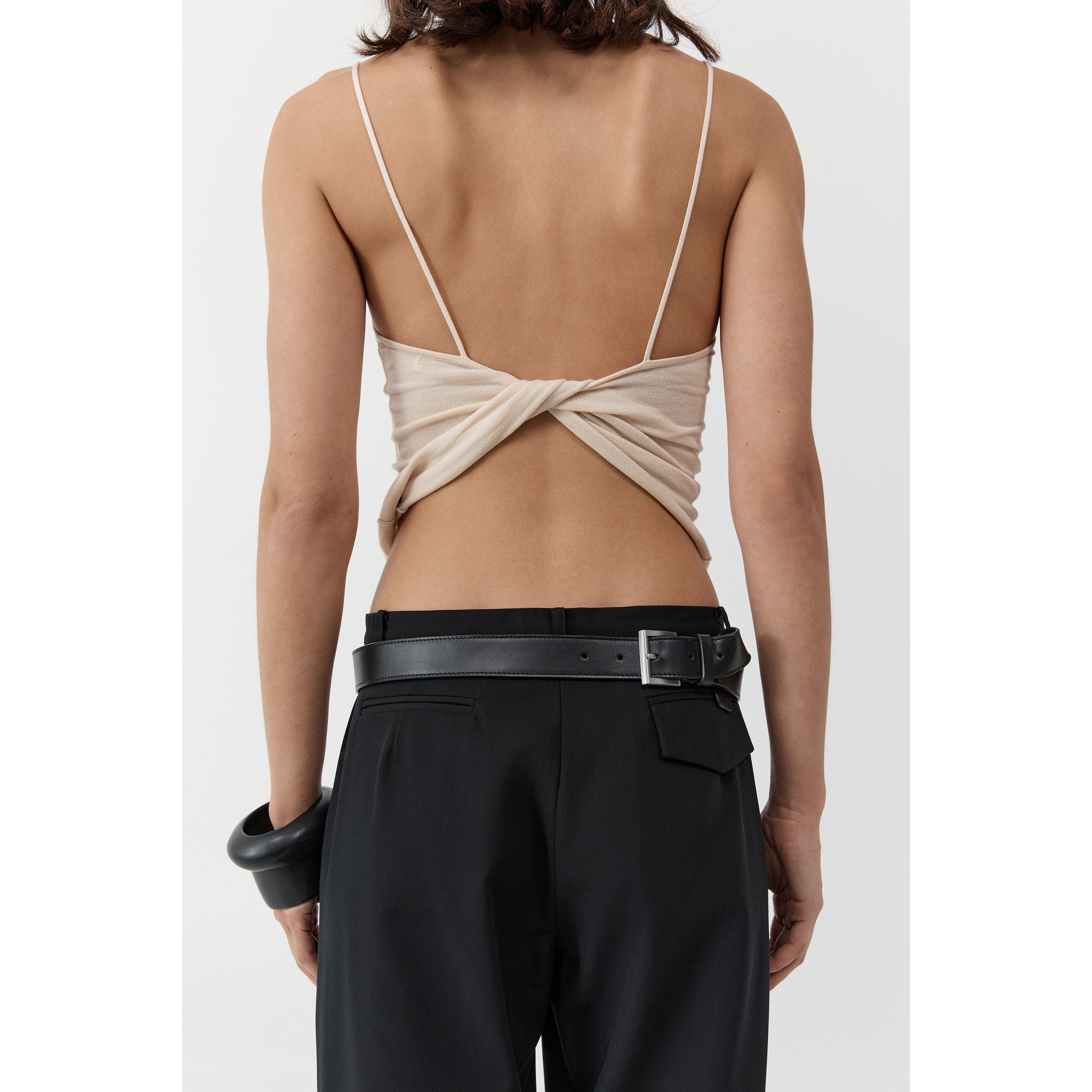 Twist Back Knit Top | Shell St. Agni 