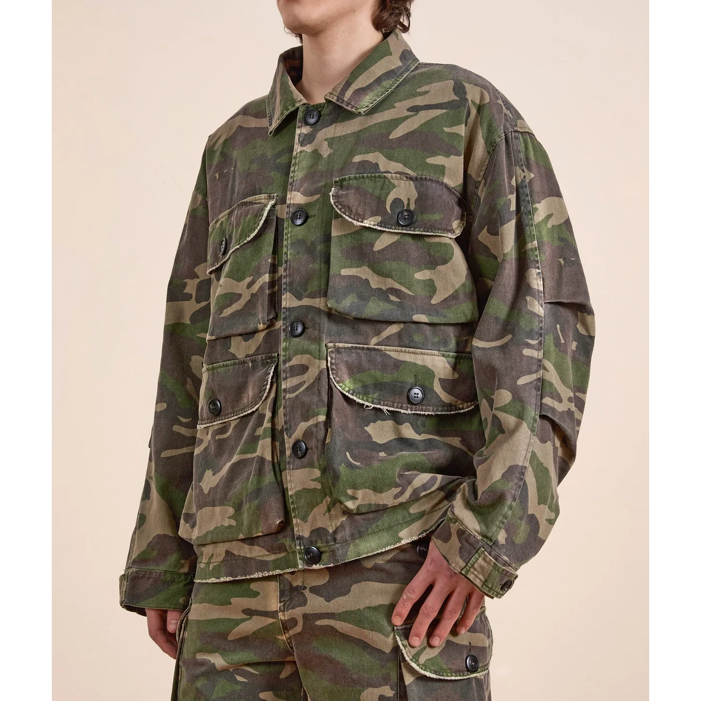 Utility Cargo Jacket | Woodland Jacket Found 