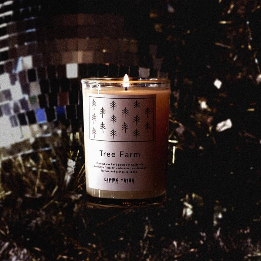 Votive Candle | TREE FARM | fir, cedar, sandalwood, leather, orange spice tea Living Thing 