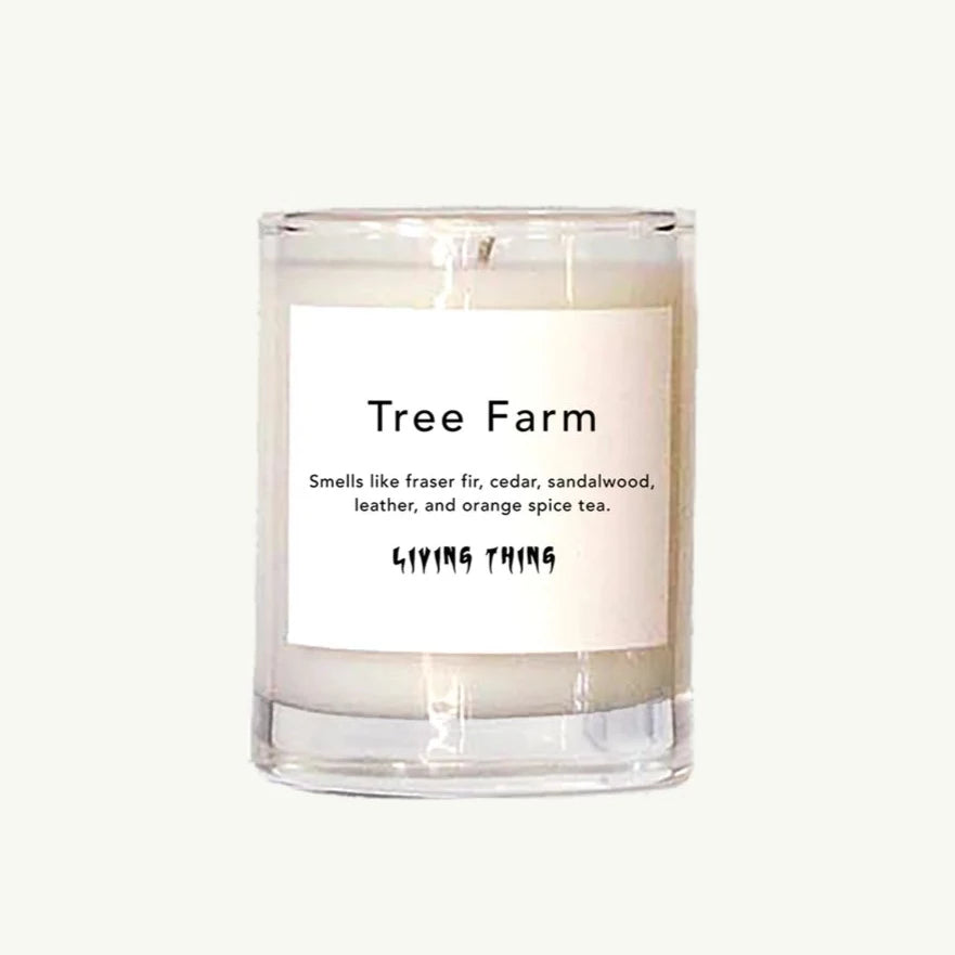 Votive Candle | TREE FARM | fir, cedar, sandalwood, leather, orange spice tea Living Thing 