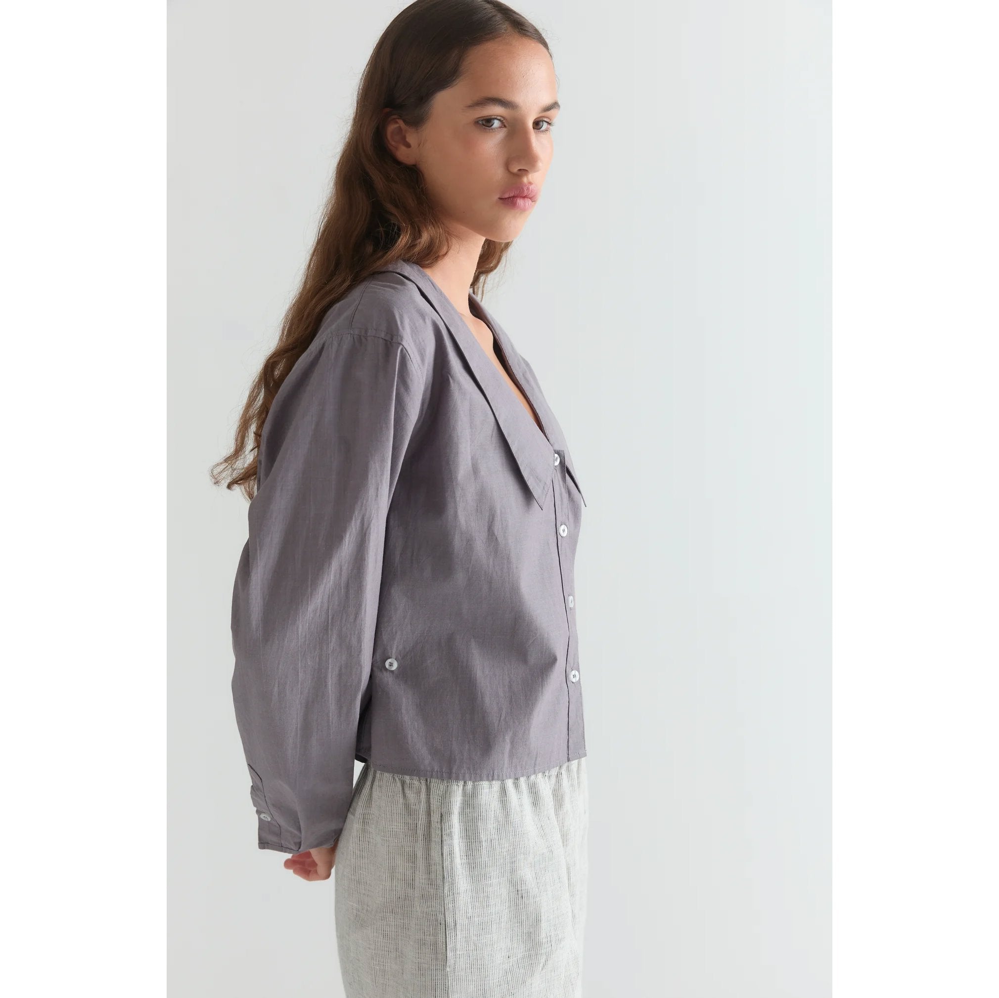 Waist Button Shirt Deiji Studios 