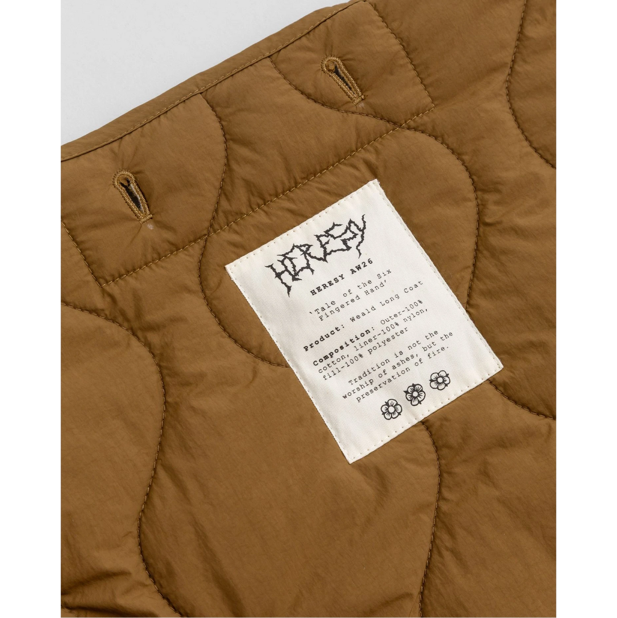 Weald Long Coat HERESY 