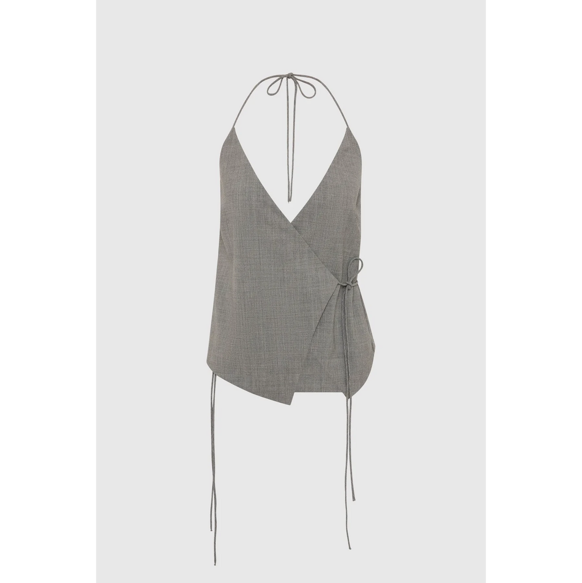 Wool Rouleau Halter Top St. Agni 