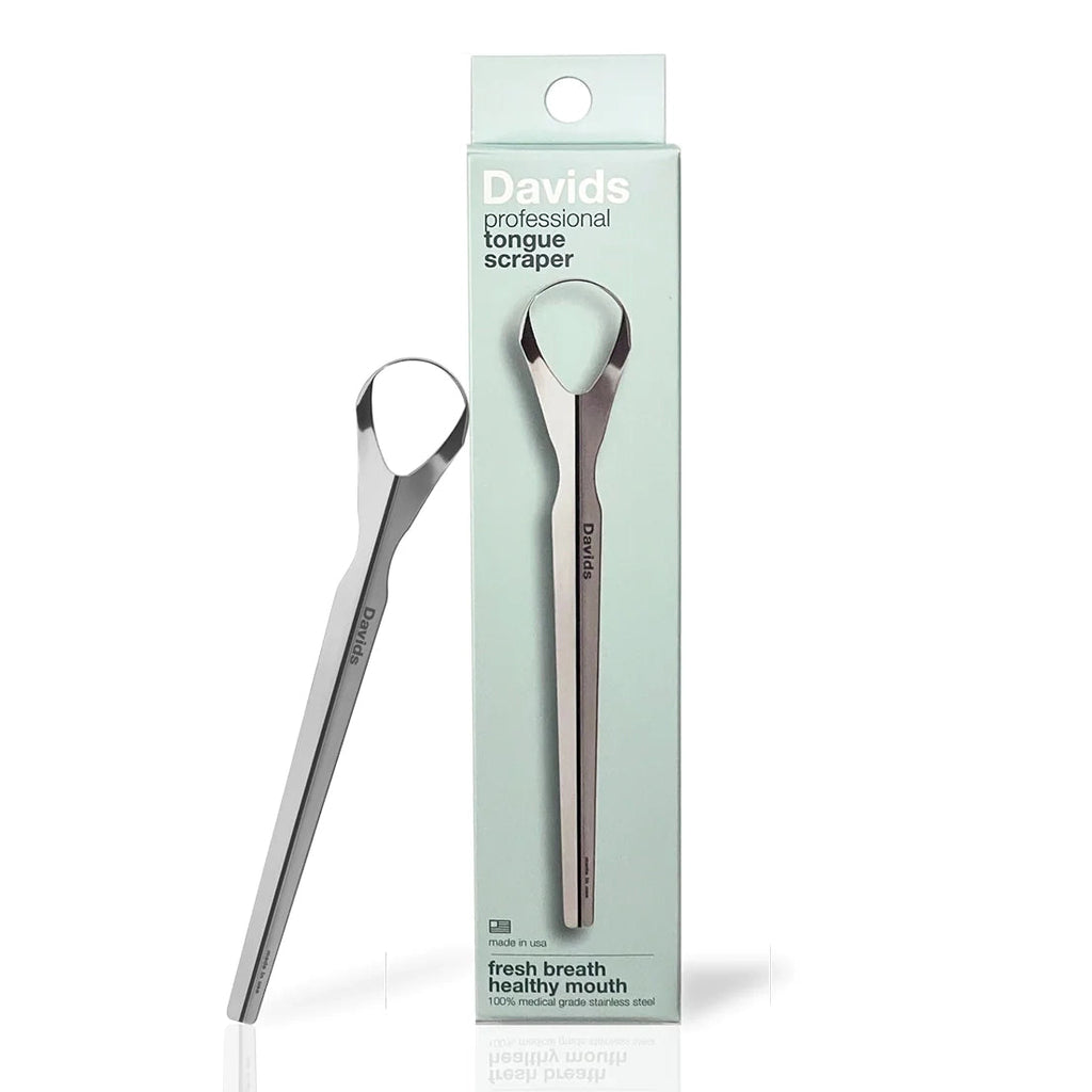 Davids Professional Tongue Scraper Davids Natural Toothpaste 