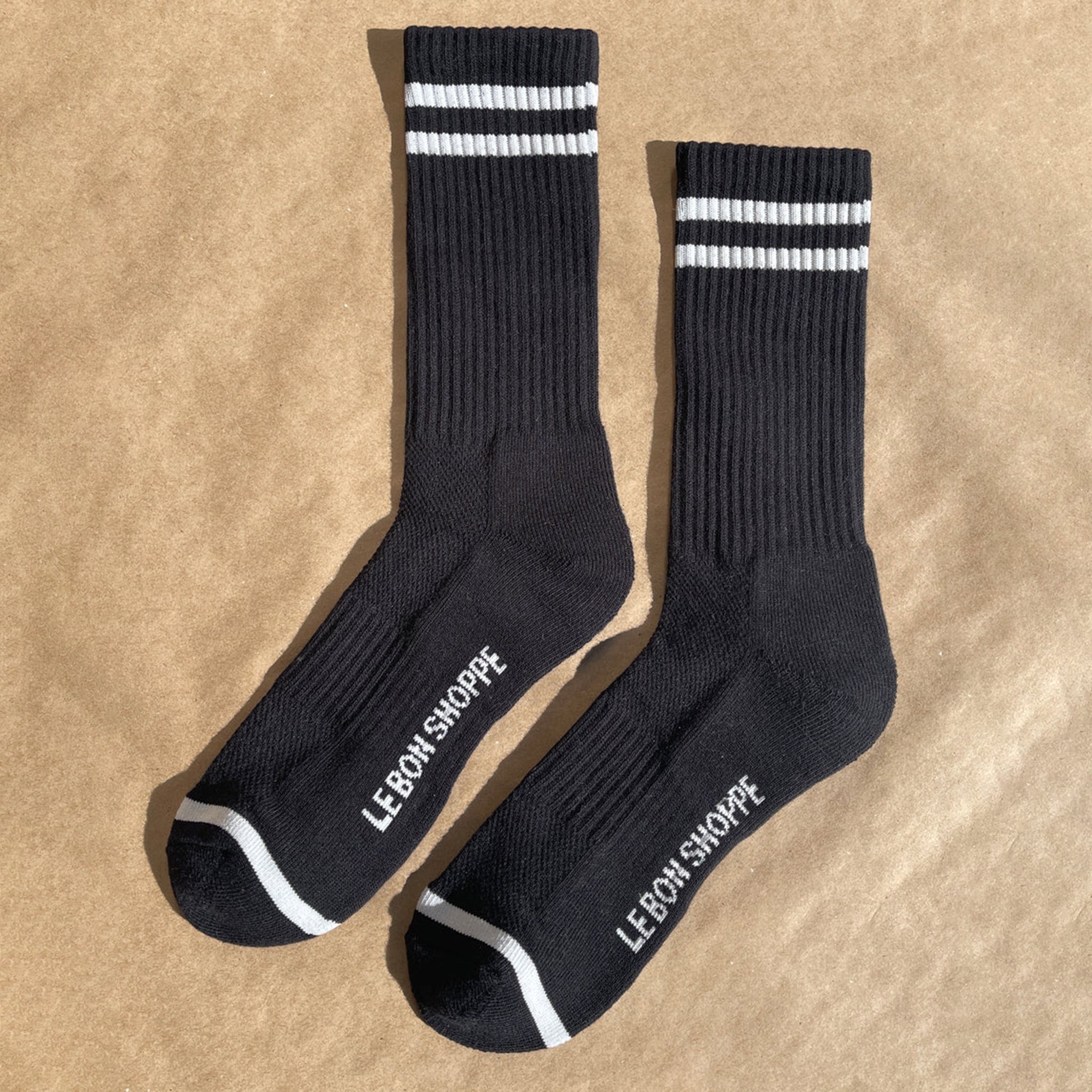 Extended Boyfriend Socks LE BON SHOPPE Noir 