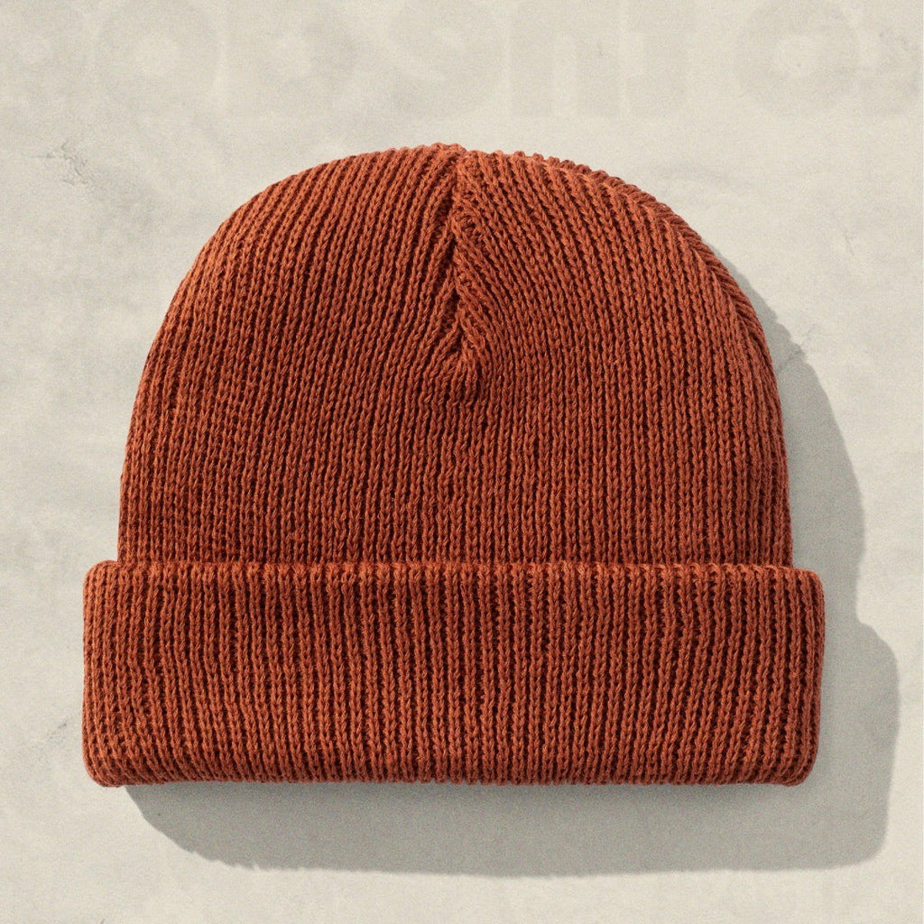 Hemp Beanie - Rust WeldRed Cap Cards 