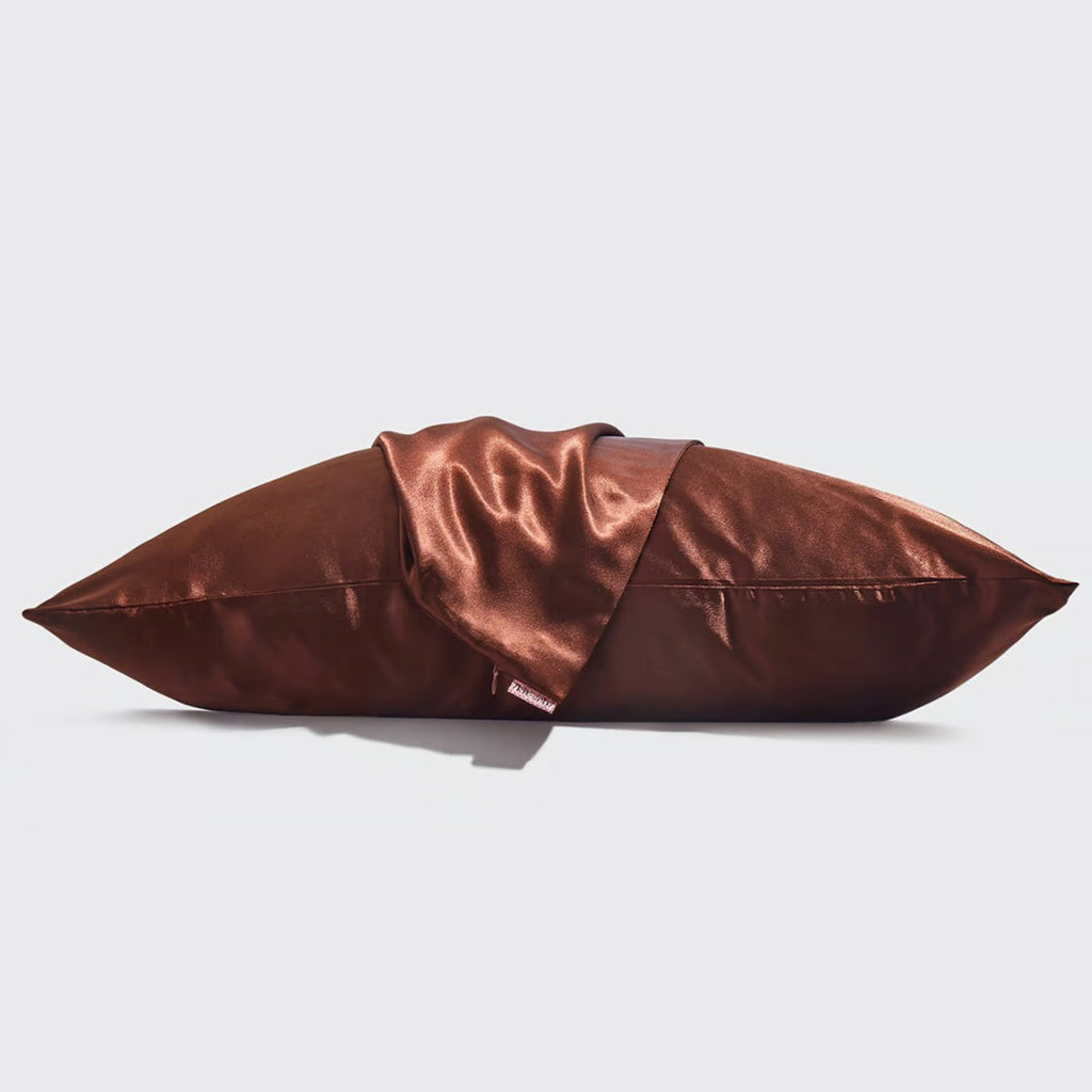 Kitsch Satin Pillowcase KITSCH Chocolate 