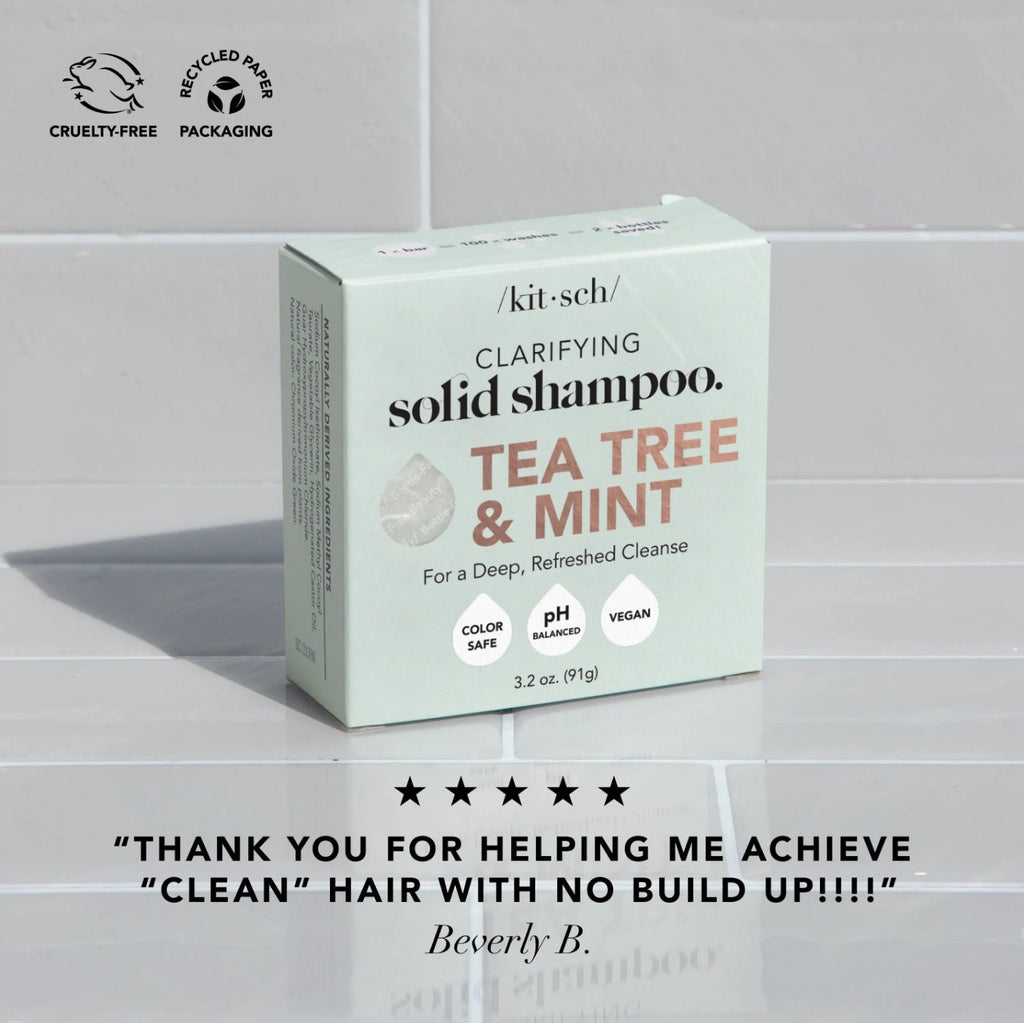 Kitsch | Tea Tree + Mint Clarifying Shampoo Bar KITSCH 