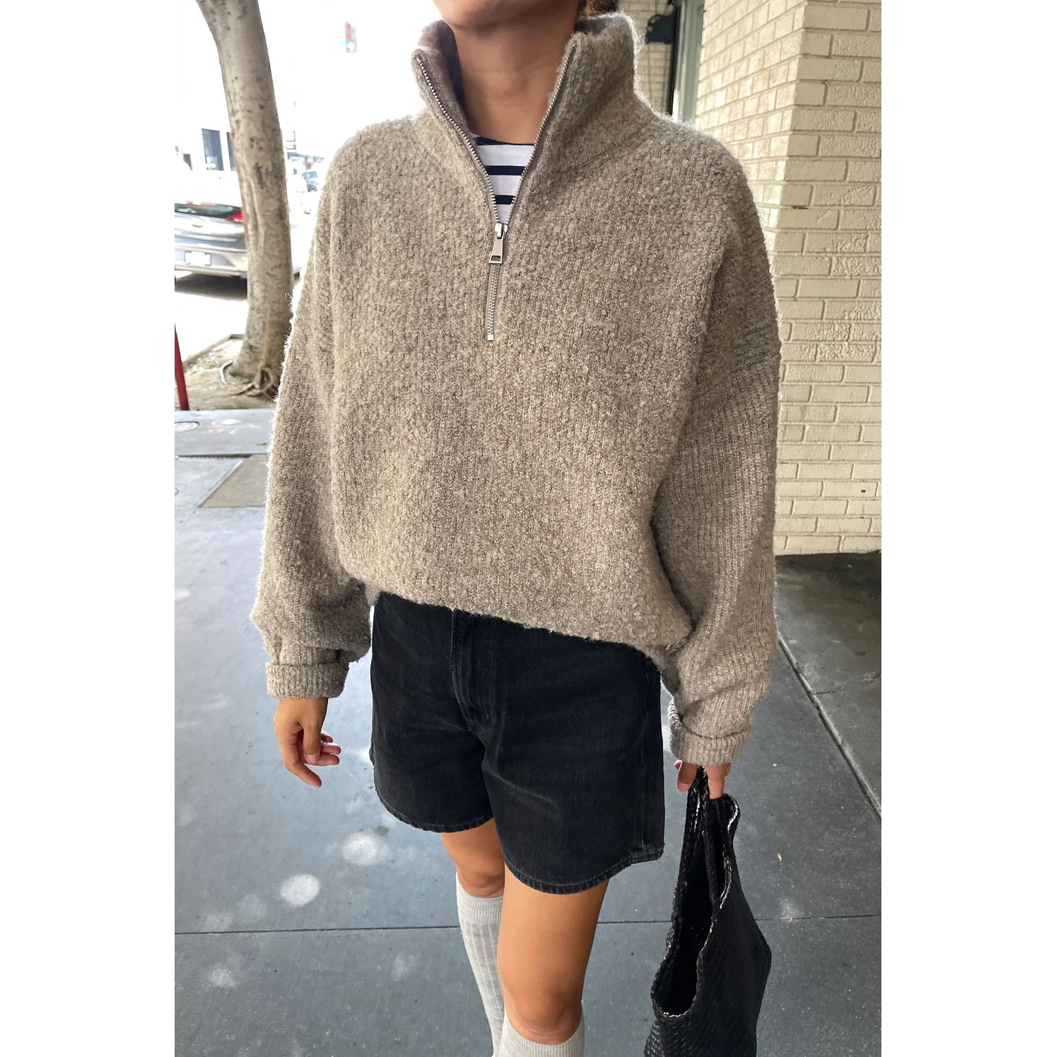 Le Bon Shoppe | Andre Sweater Apparel LE BON SHOPPE smoke XS/S 