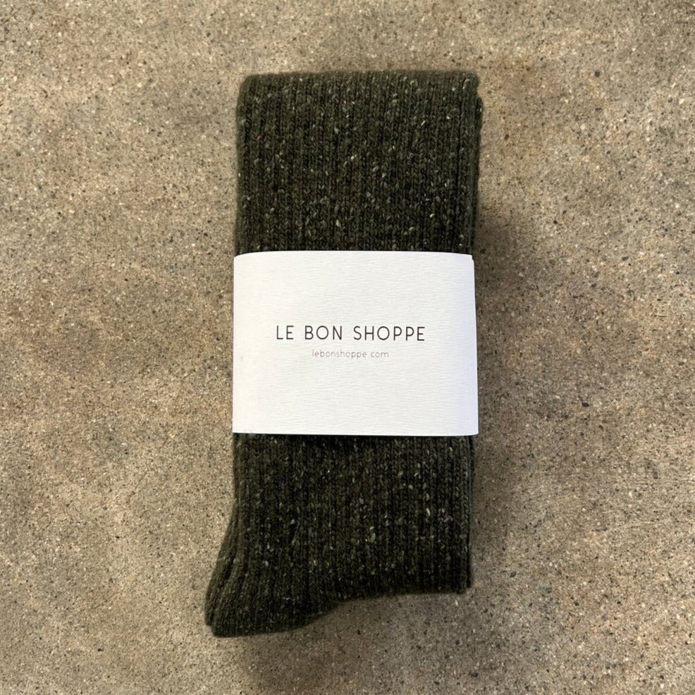 Le Bon Shoppe Arctic Socks - Green Socks LE BON SHOPPE 