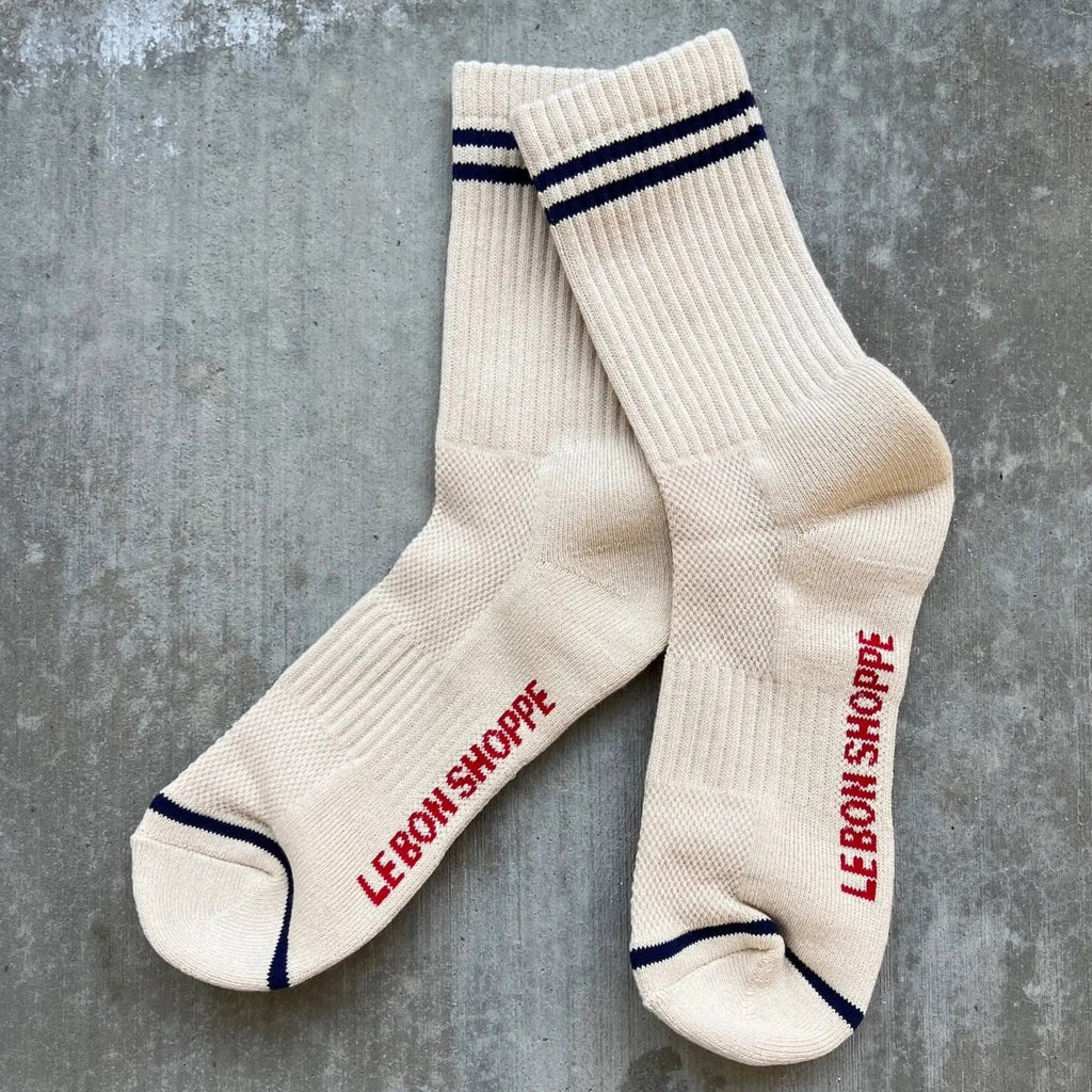Le Bon Shoppe | Boyfriend Socks Socks LE BON SHOPPE Cashew 