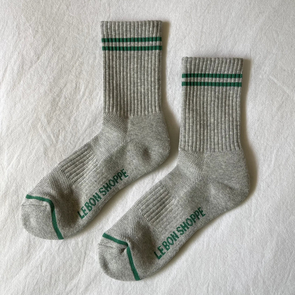 Le Bon Shoppe | Boyfriend Socks Socks LE BON SHOPPE Lt. Grey 