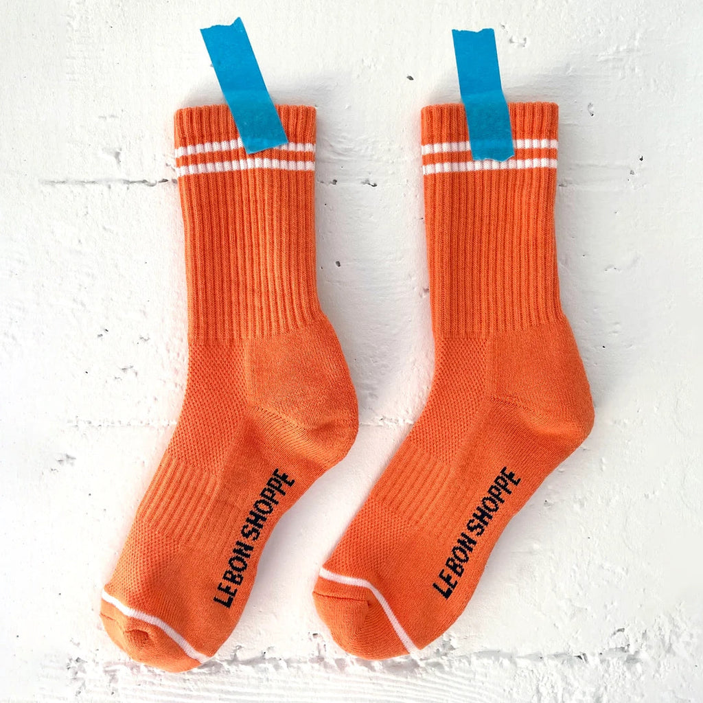 Le Bon Shoppe | Boyfriend Socks Socks LE BON SHOPPE Orange 