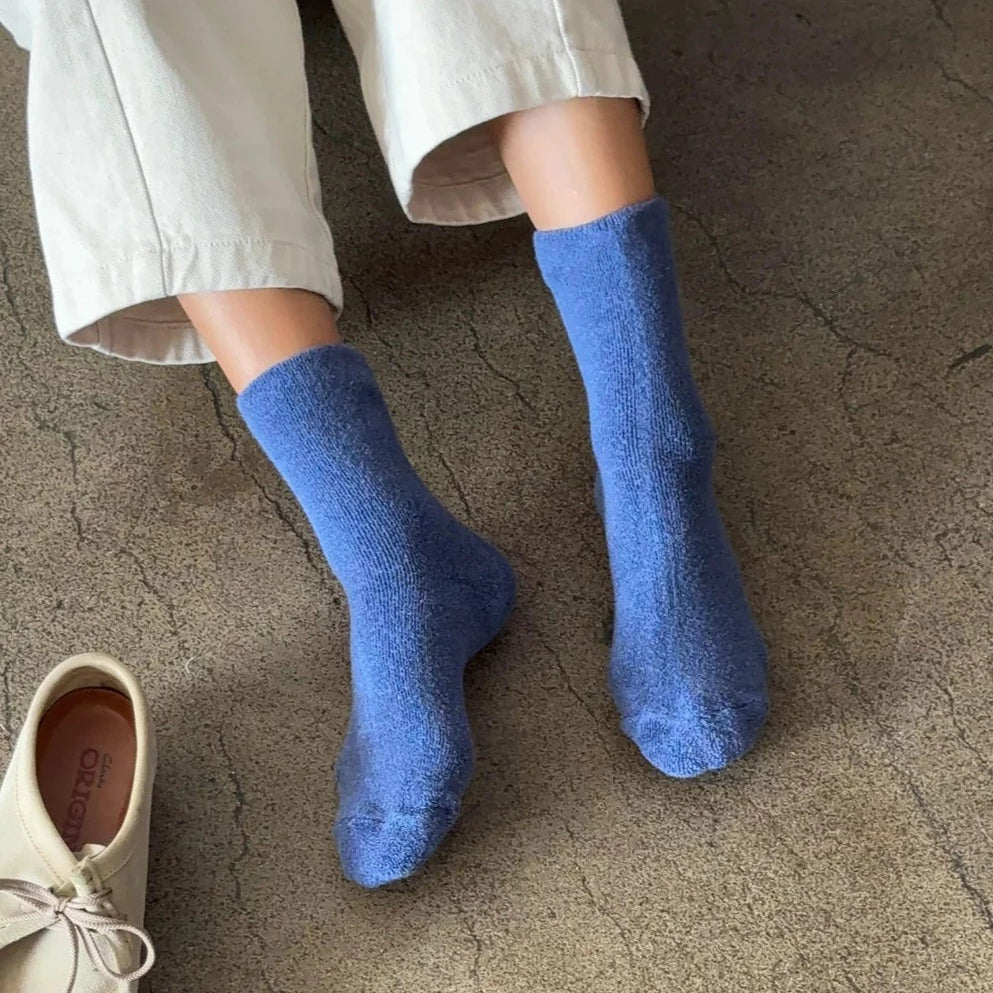 Le Bon Shoppe Cloud Socks Socks LE BON SHOPPE Bijou Blue 