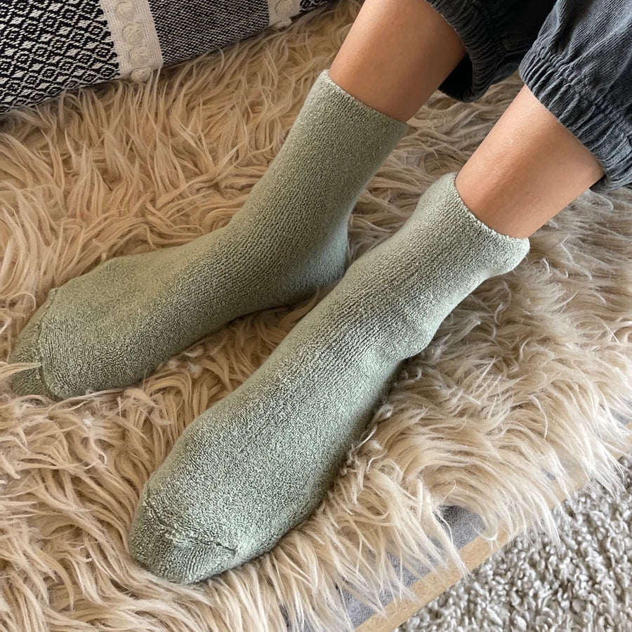 Le Bon Shoppe Cloud Socks Socks LE BON SHOPPE Matcha 