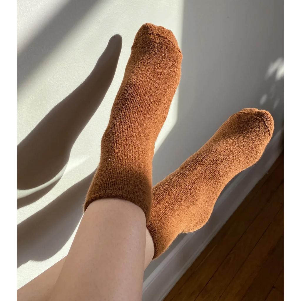 Le Bon Shoppe Cloud Socks Socks LE BON SHOPPE Sepia 