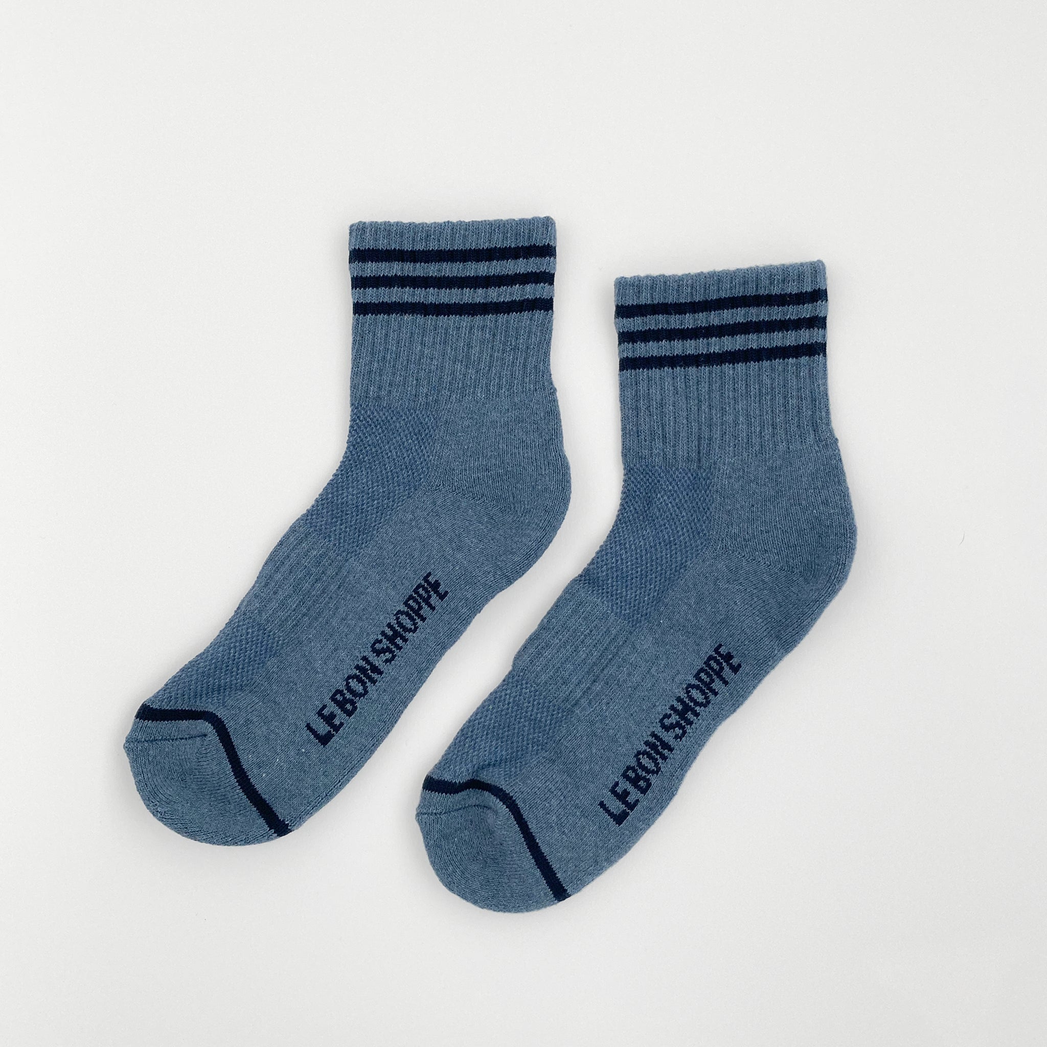 Le Bon Shoppe Girlfriend Socks Socks LE BON SHOPPE Indigo 