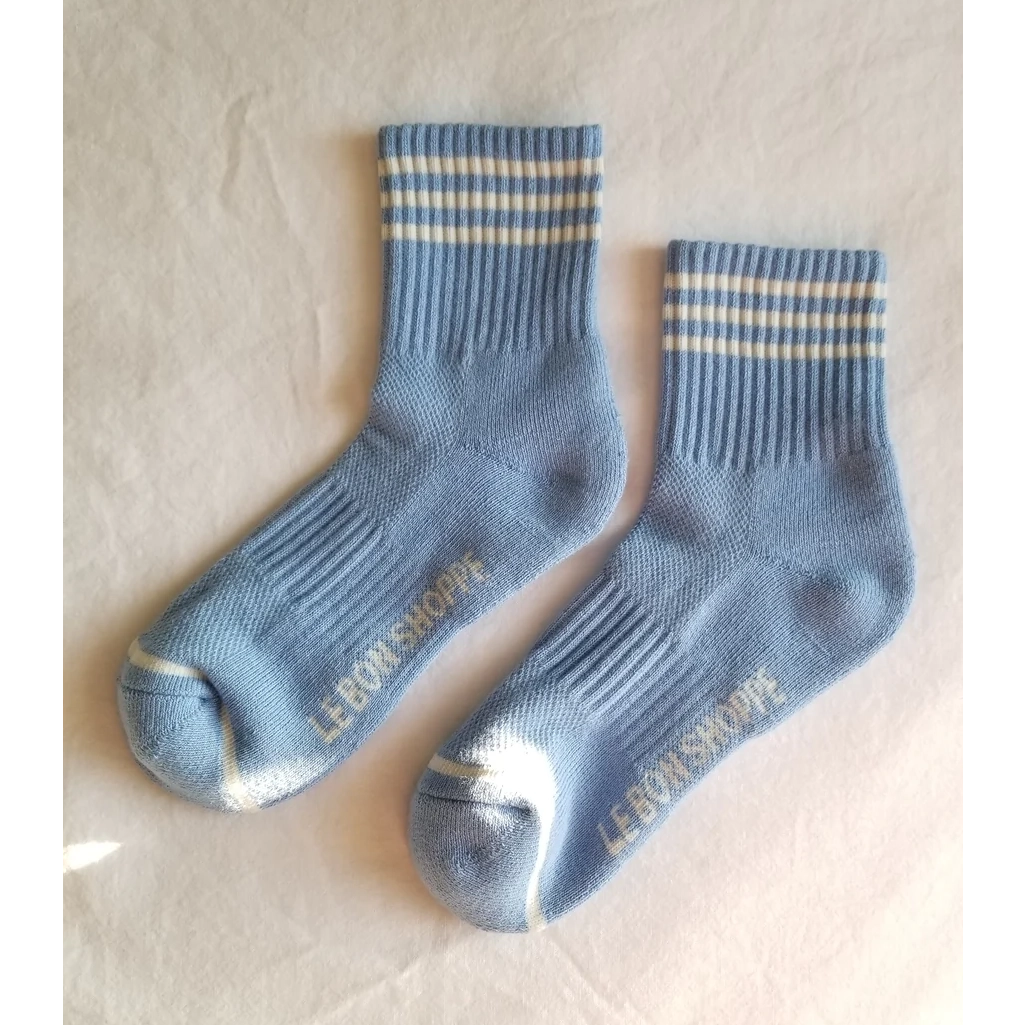 Le Bon Shoppe Girlfriend Socks Socks LE BON SHOPPE Parisian Blue 