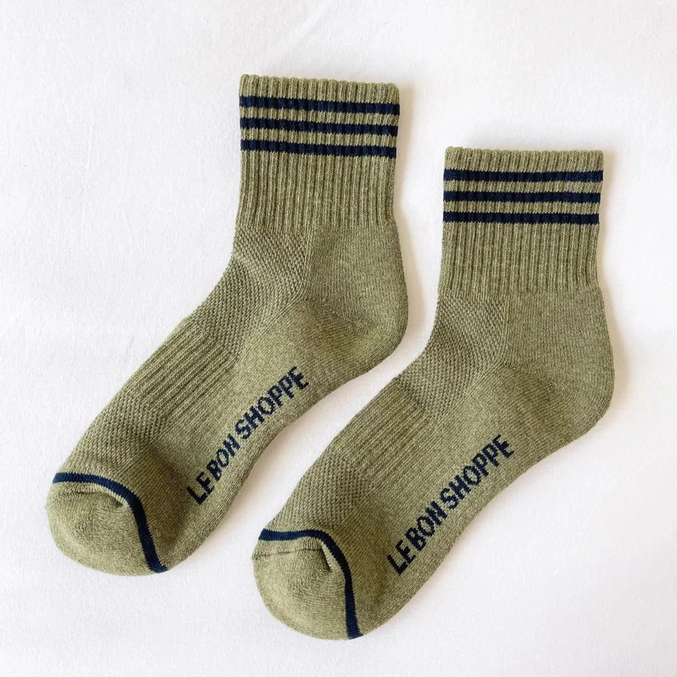 Le Bon Shoppe Girlfriend Socks Socks LE BON SHOPPE Sage 