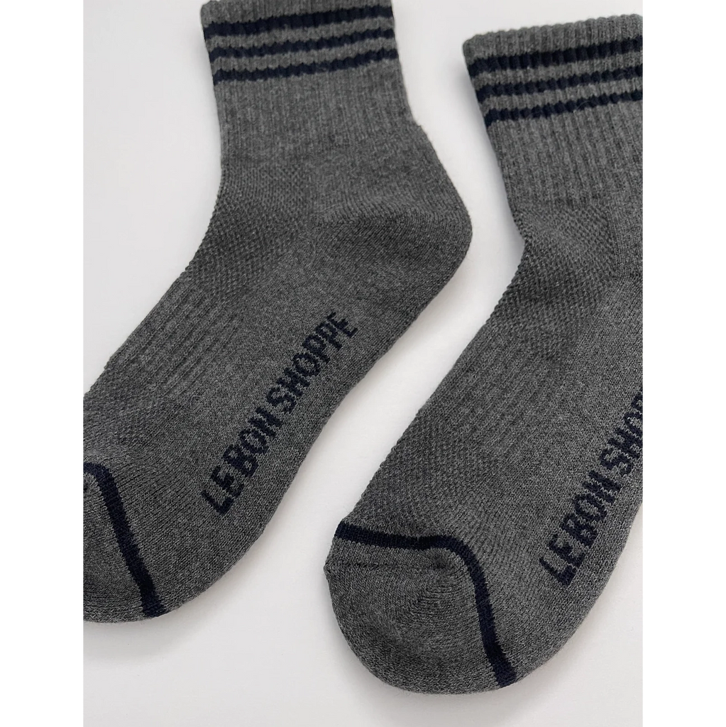Le Bon Shoppe Girlfriend Socks Socks LE BON SHOPPE Soot 