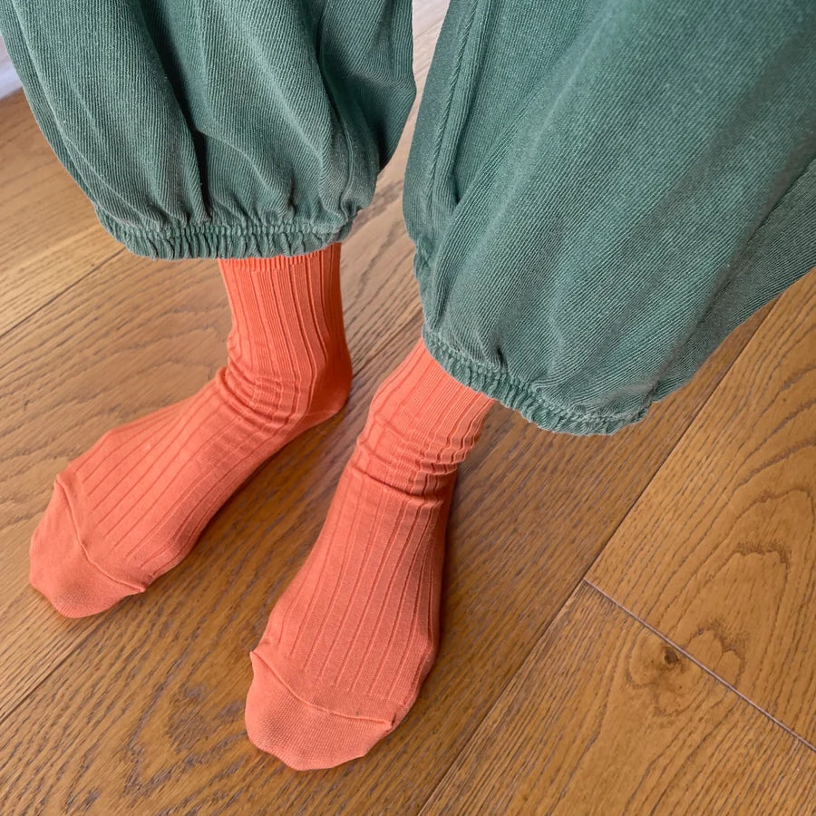 Le Bon Shoppe Her Socks LE BON SHOPPE Tangerine 