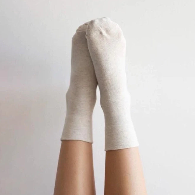 Le Bon Shoppe Sneaker Socks - Oatmeal Socks LE BON SHOPPE 