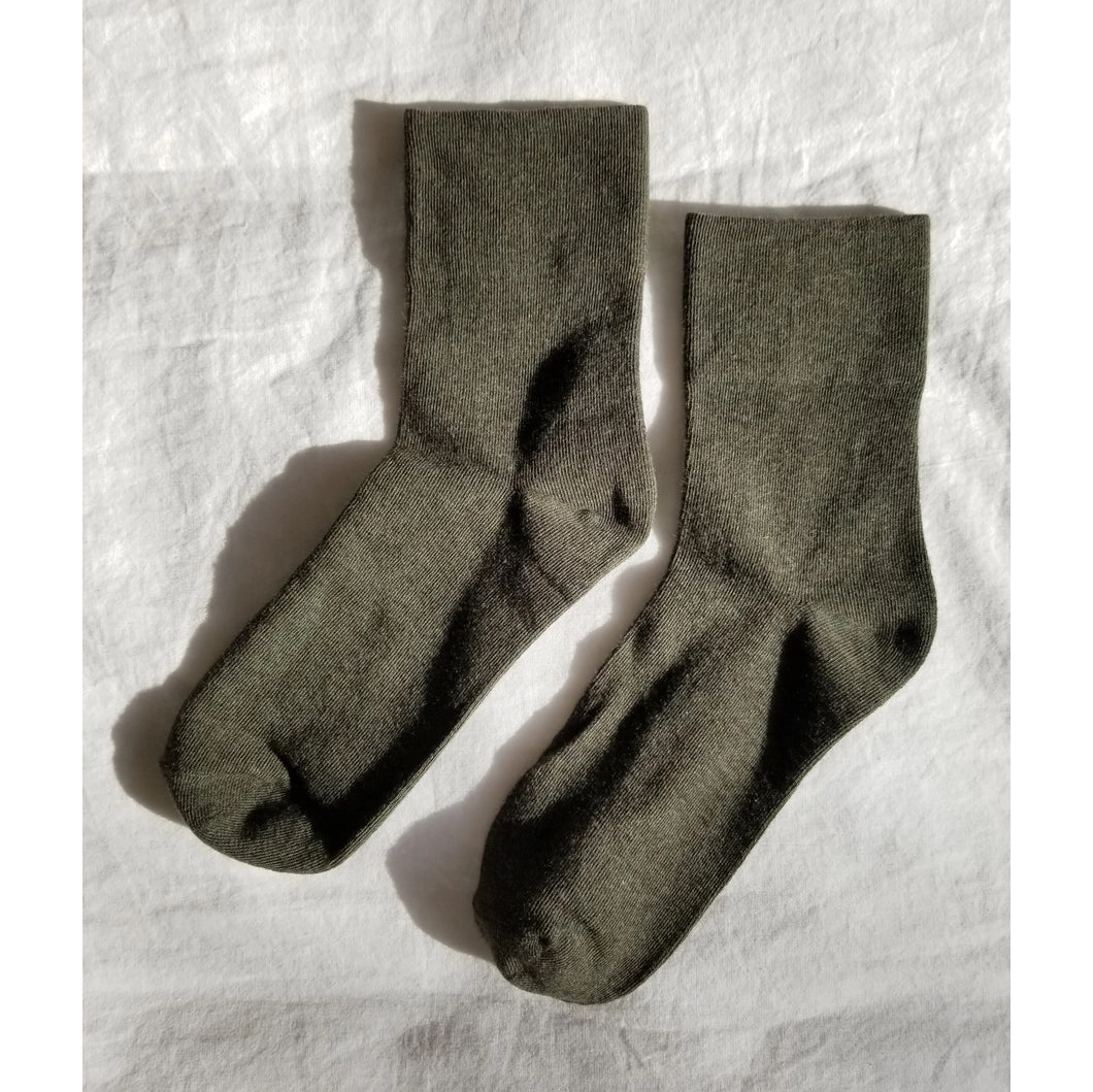 Le Bon Shoppe Sneaker Socks Socks LE BON SHOPPE Olive 