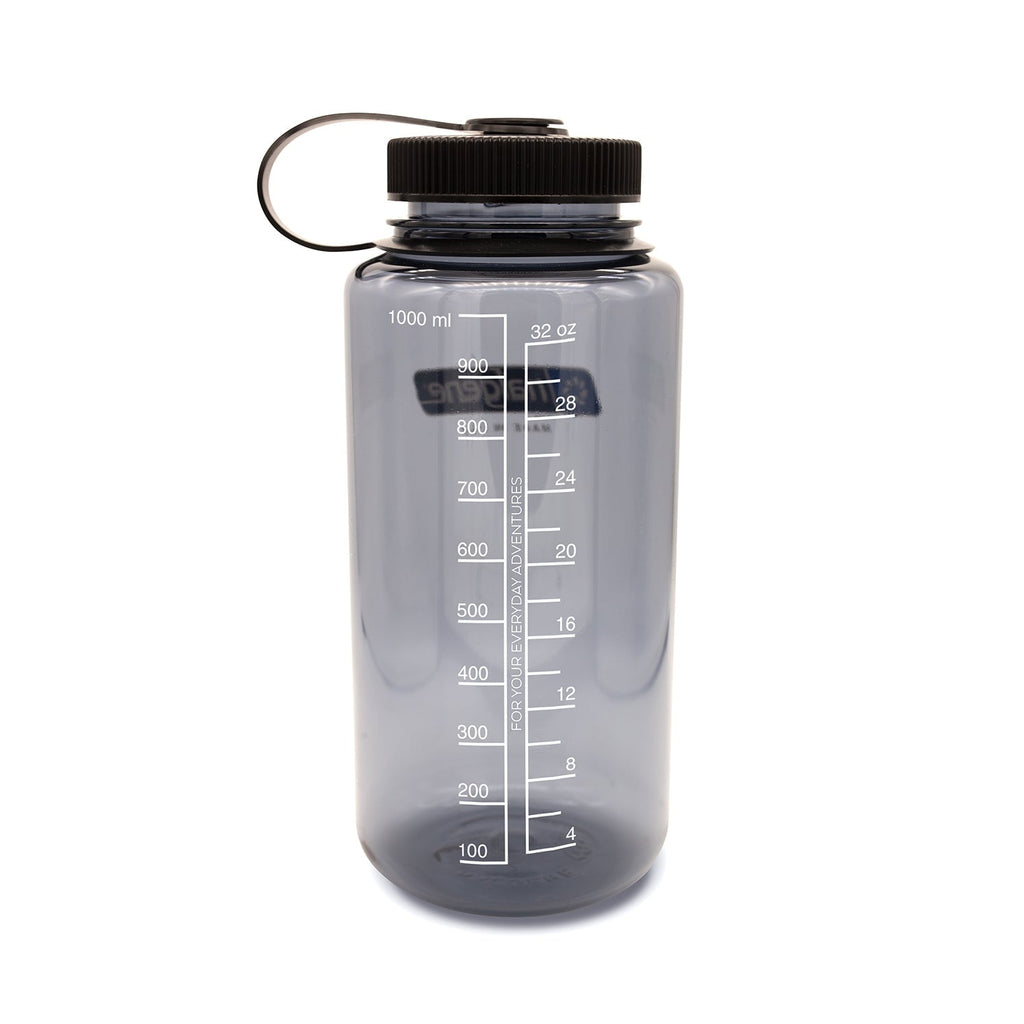 Nalgene | 1L / 32oz Wide Mouth Sustain Water Bottle | Grey black NALGENE 