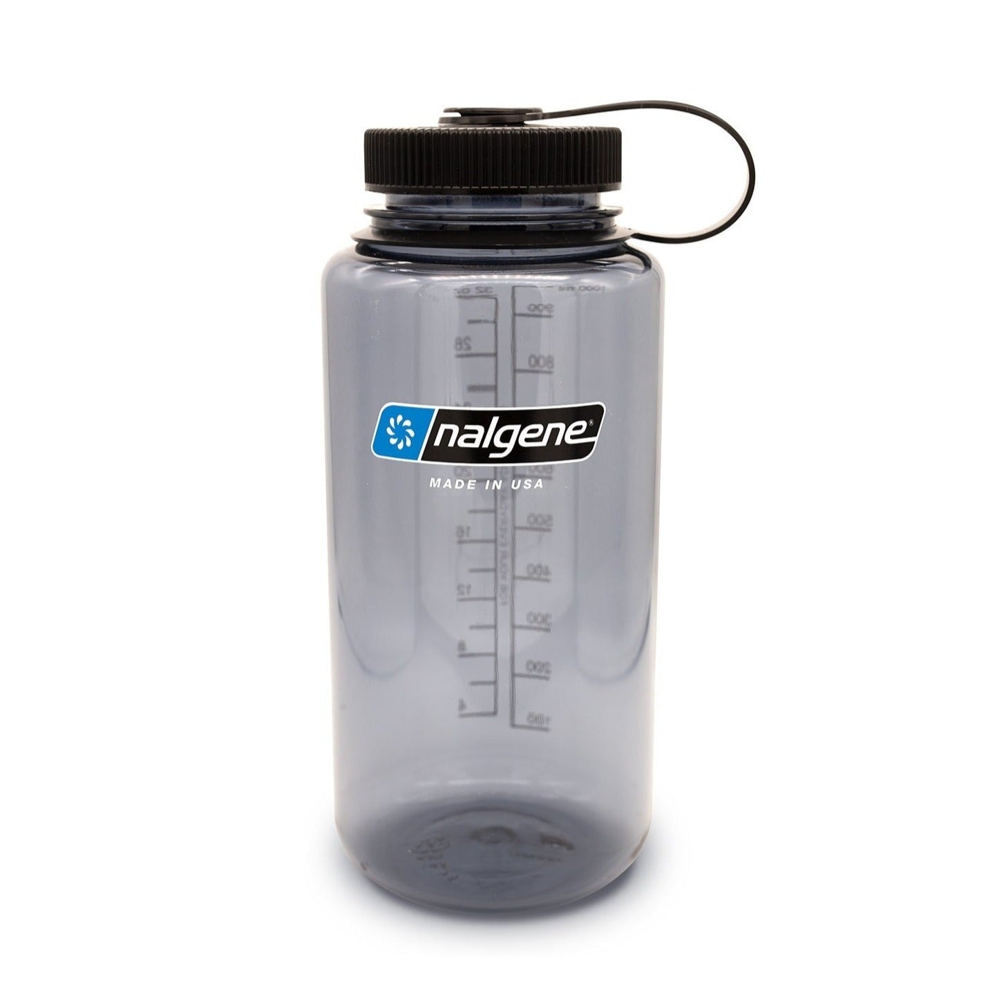 Nalgene | 1L / 32oz Wide Mouth Sustain Water Bottle | Grey black NALGENE 