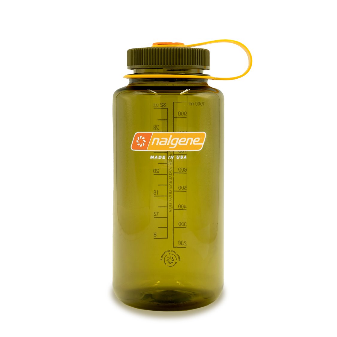 Nalgene | 1L / 32oz Wide Mouth Sustain Water Bottle | Olive NALGENE 