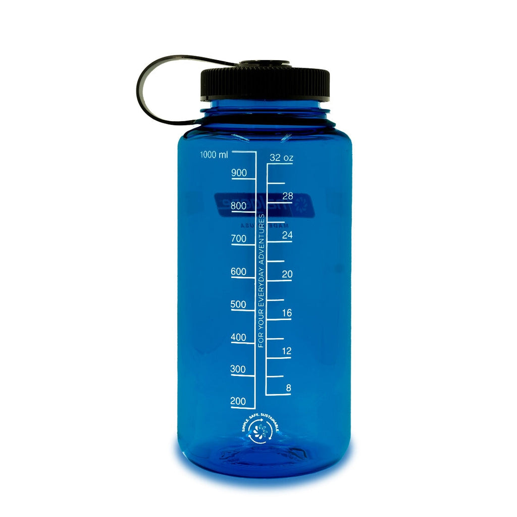 Nalgene | 1L / 32oz Wide Mouth Sustain Water Bottle | Slate Blue NALGENE 