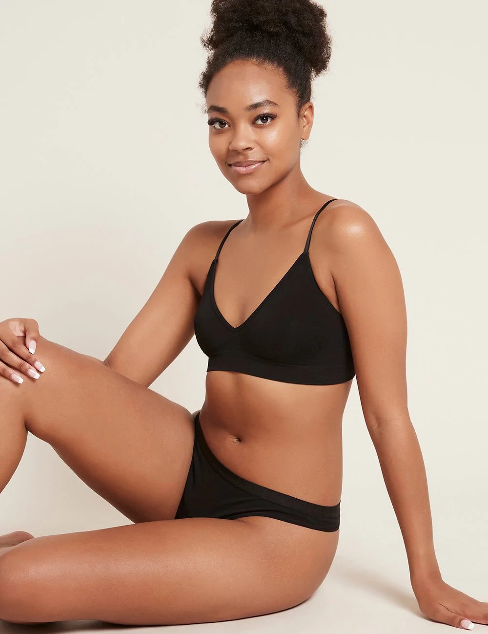 Organic Bamboo Triangle Bra BOODY Black XS 