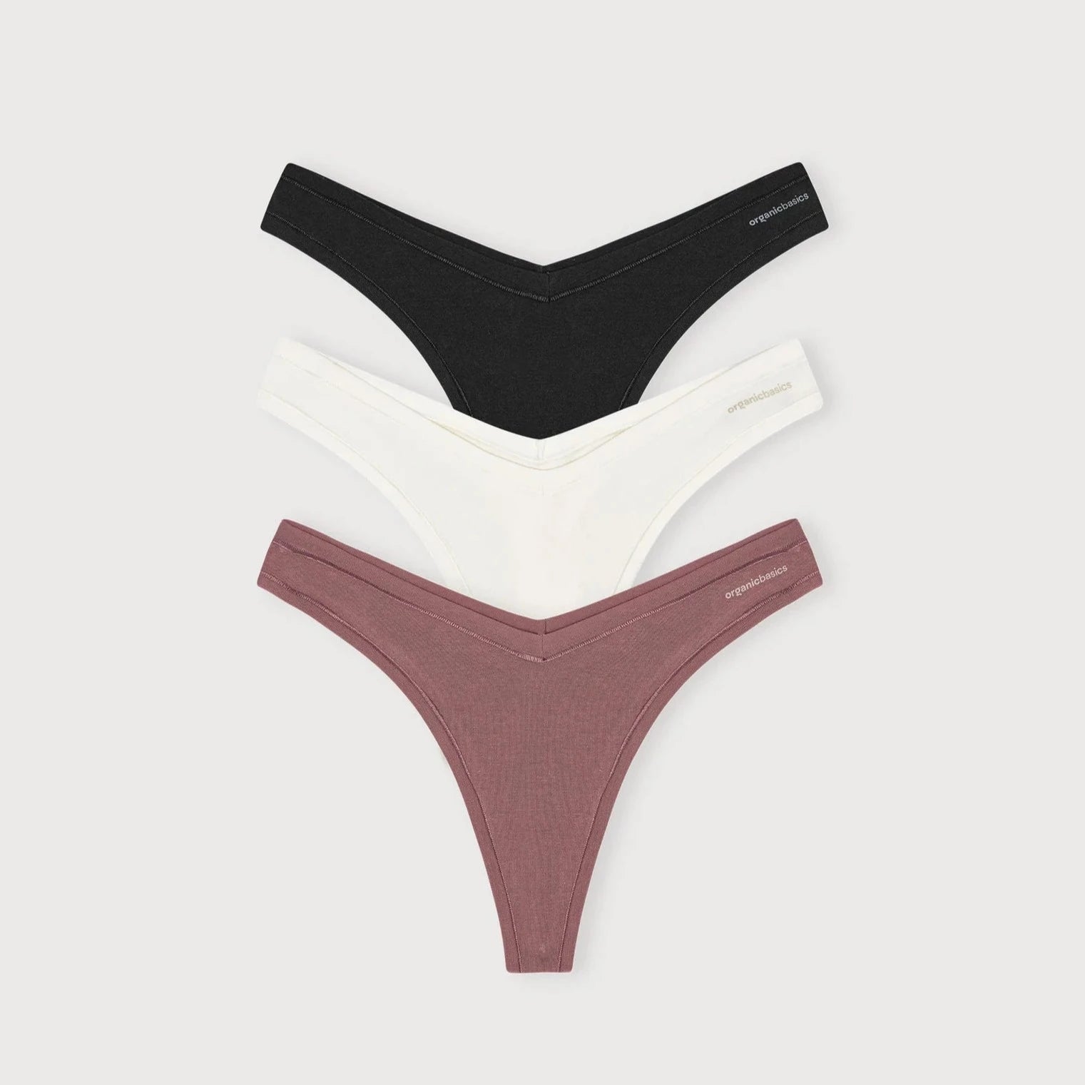 Organic Cotton Flex Thong | 3 Pack ORGANIC BASICS 