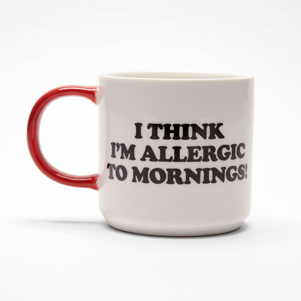 Peanuts Mug Allergic to Mornings PEANUTS 