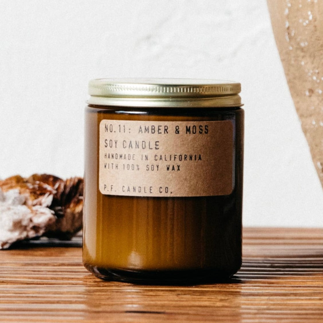 P.F. Candle Co | Amber & Moss | Soy Candle PF CANDLE CO 