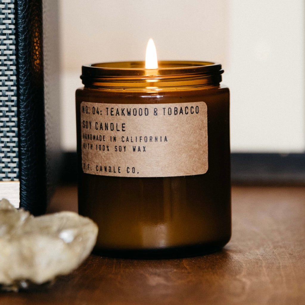 P.F. Candle Co | Teakwood & Tobacco | Soy Candle PF CANDLE CO 
