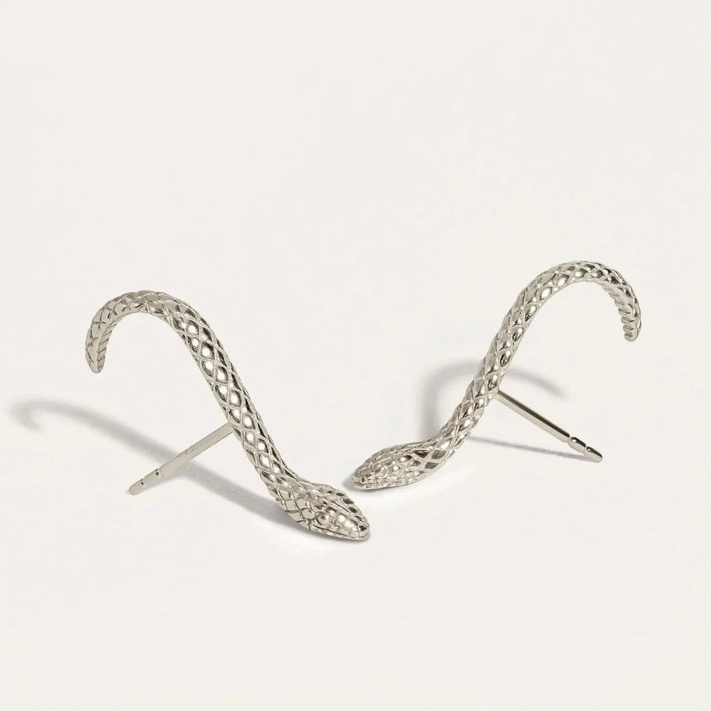 Snake Suspender Earrings LUNAI JEWELLERY 