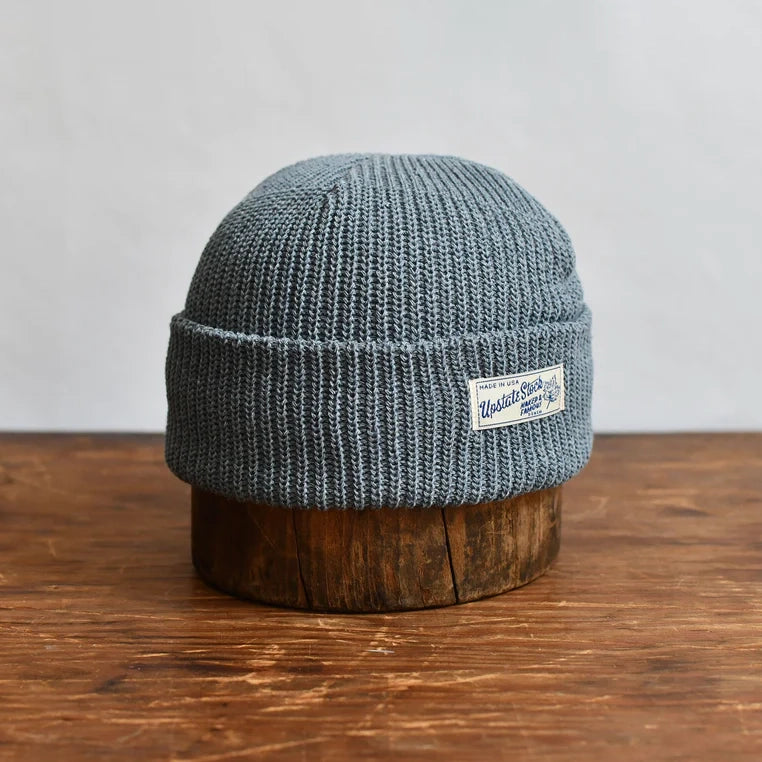 Upstate Stock x Naked & Famous | Upcycled Denim Watchcap UPSTATE STOCK well worn 
