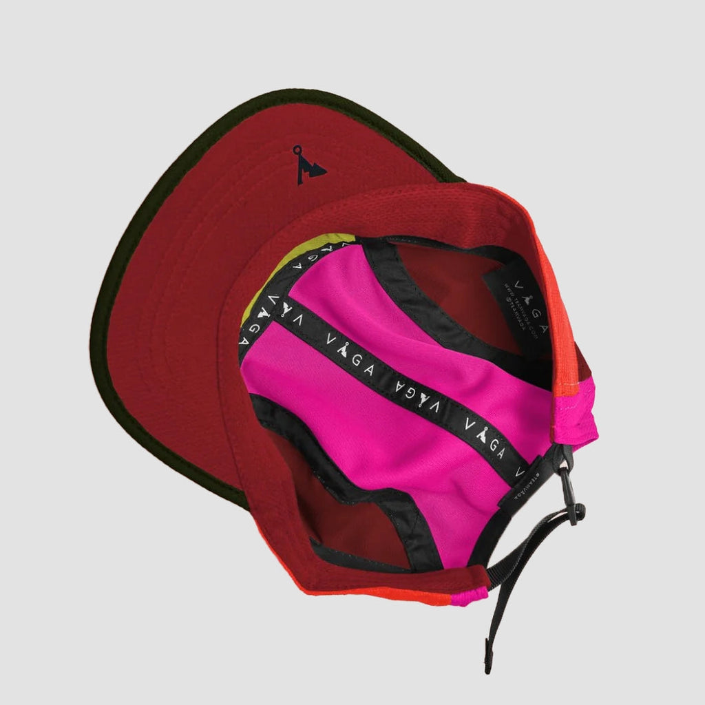 VÅGA Club Cap | Green Wine Red Neon Pink Neon Orange VÅGA 
