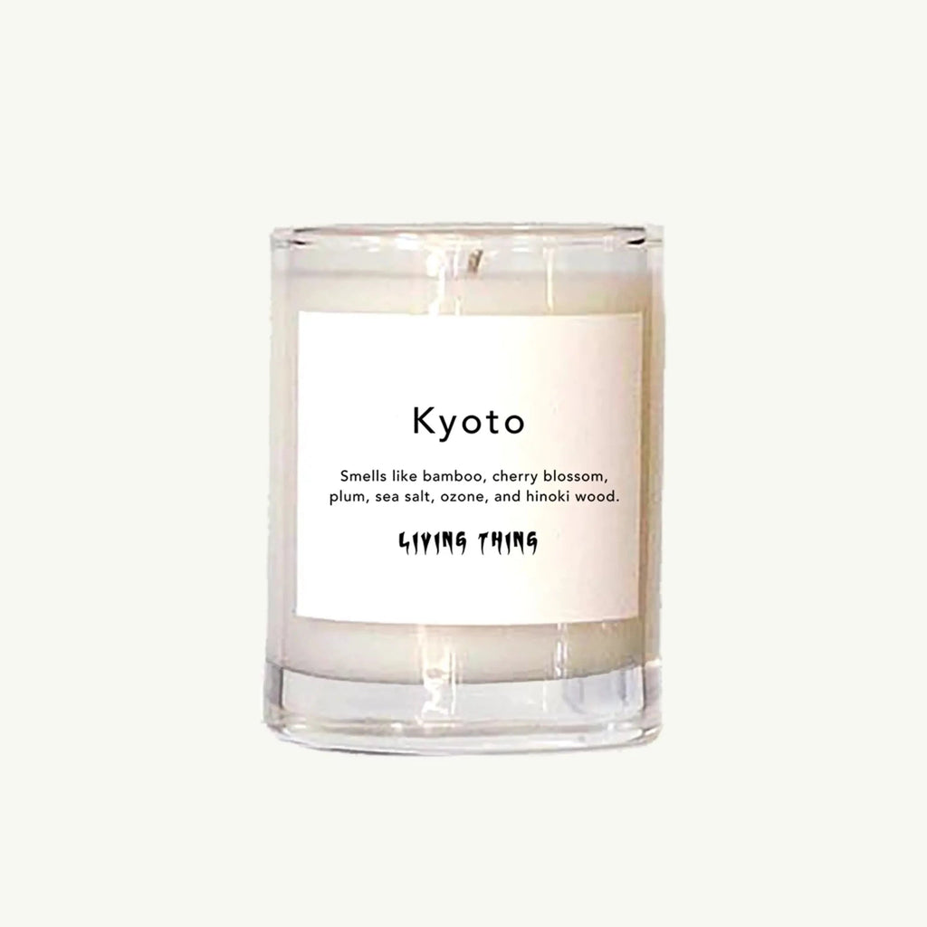 Votive Candle | KYOTO | bamboo, ozone, hinoki, sea salt, plum, cherry blossom Living Thing 