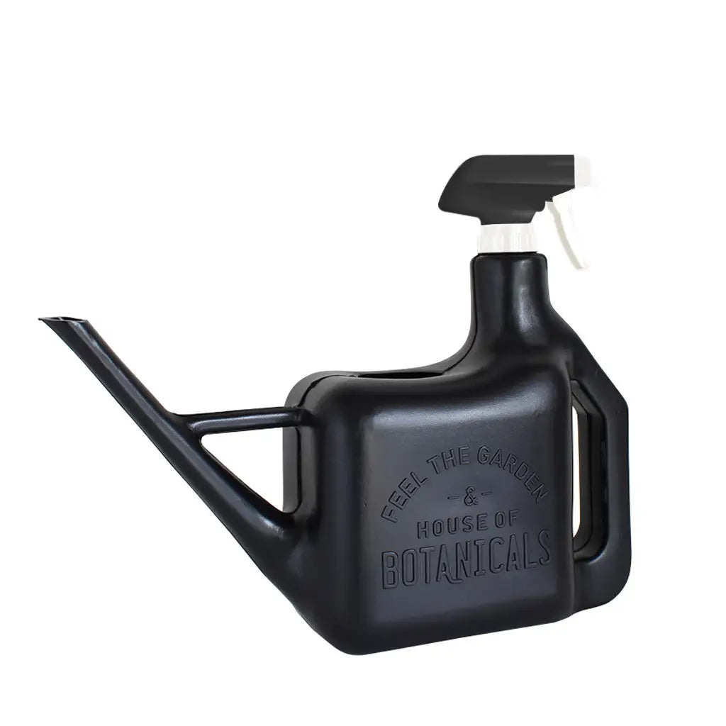 Watering Can + Spray Sprinkler TIME CONCEPT INC Black 